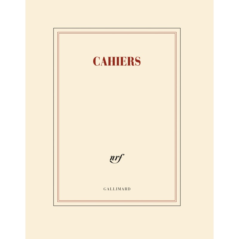 Cahier + crayon «Cahier» Gallimard