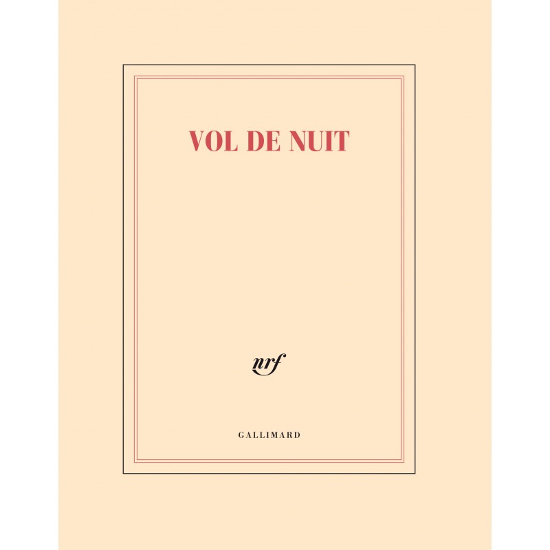 Cahier + crayon «Vol de nuit» Gallimard