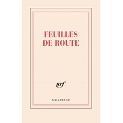 Carnet «Feuille de route» Gallimard