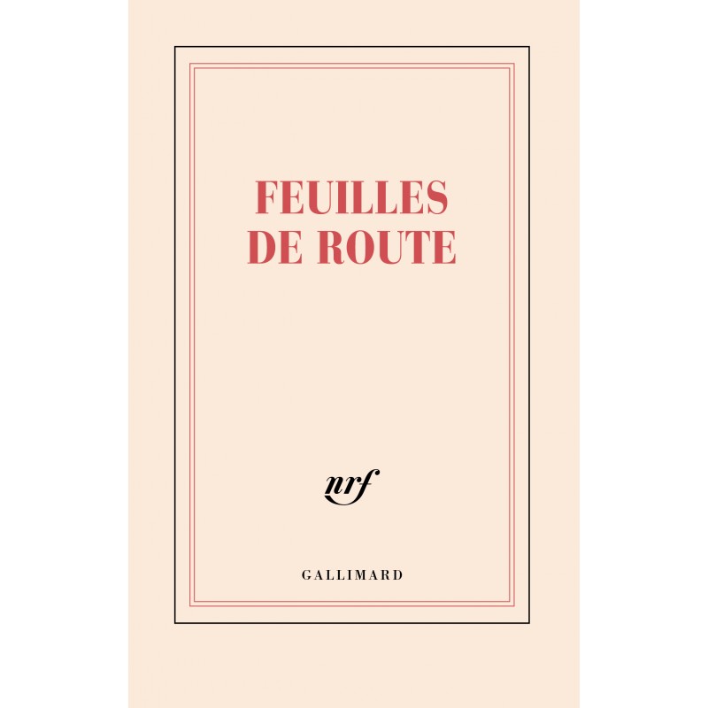 Gallimard - 3260050881173 - Carnet «Feuille de route» Gallimard - La  Papeterie Parisienne