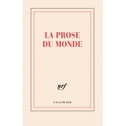 Carnet «La prose du monde» Gallimard