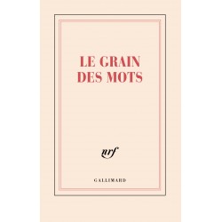 Carnet «Le grain des mots» Gallimard