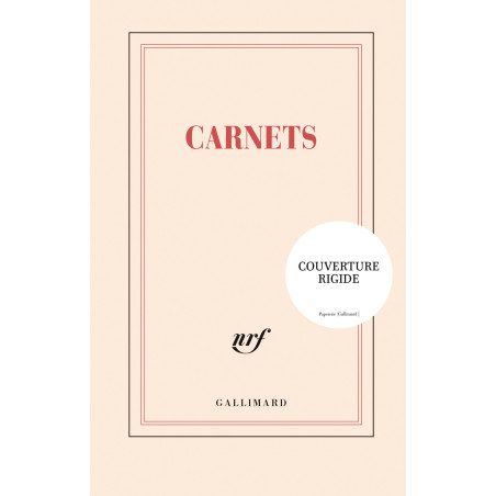 Carnet rigide «Carnets» Gallimard