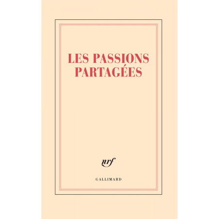 Grand Carnet «Passions partagées» Gallimard