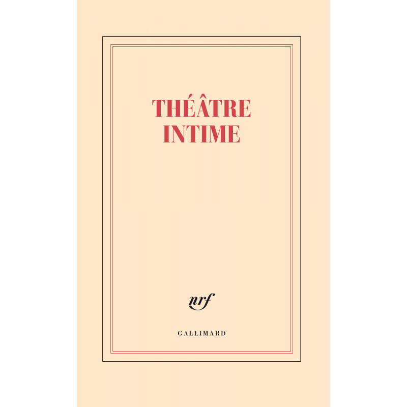 Grand Carnet «Théatre intime» Gallimard