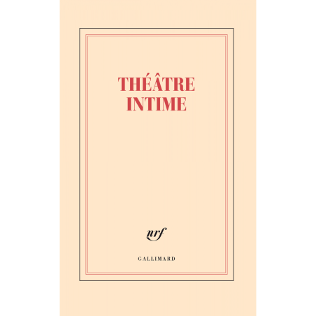 Grand Carnet «Théatre intime» Gallimard