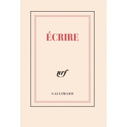 Carnet Poche «Ecrire» Gallimard