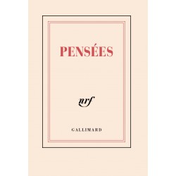 Carnet Poche «Pensées» Gallimard