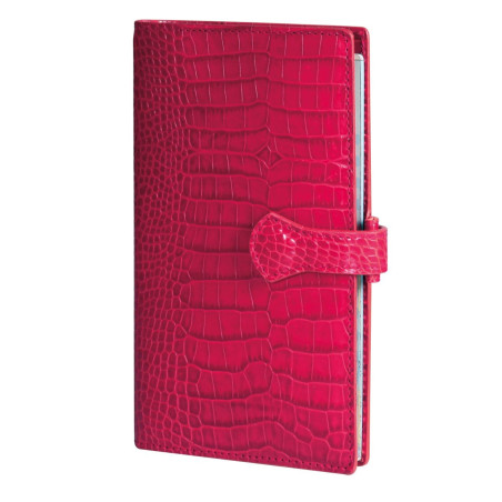 Agenda AK 18 Croco Savannah Framboise royale Mignon (2027)