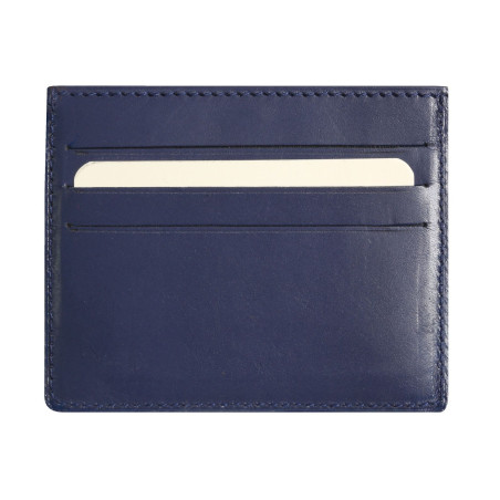 Étui cartes Veau Boboli bleu marine Mignon