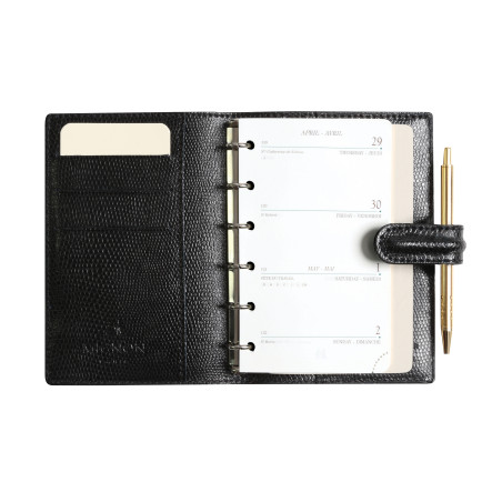 Agenda SK 12 Bornéo Noir Mignon (2027)