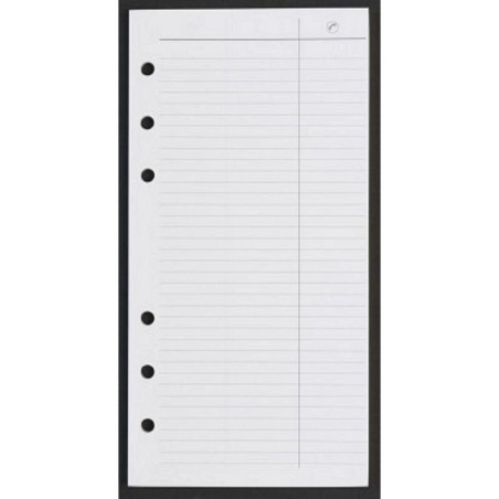 -  762001Q - FEUILLES ADRESSE 1017 Recharge Tranche dorée - 10x17cm - Ligné -  La Papeterie Parisienne