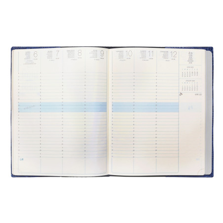 Agenda A 27Savannah bleu marine Mignon