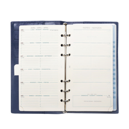 Organiseur AK 18 Boboli bleu marine Mignon