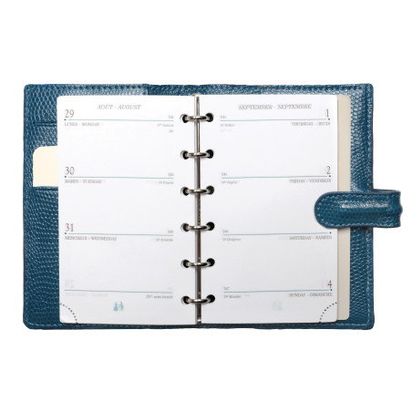 Agenda SK 12 Bornéo bleu canard Mignon