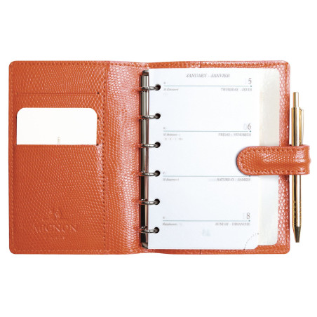 Agenda SK 12 Bornéo orange épicé Mignon