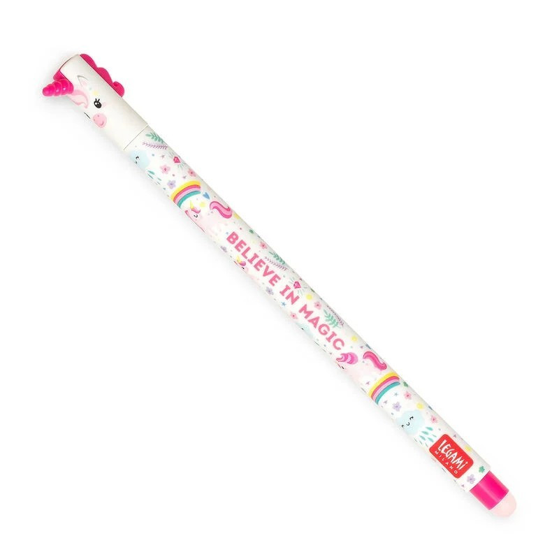 Stylos Gel Effaçables - Lot De 3 + 3 Recharges Noires, Pointe 0,7 Mm