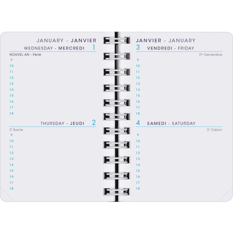 Recharge agenda INT8310/2 7 × 10 cm - Agenda Moderne