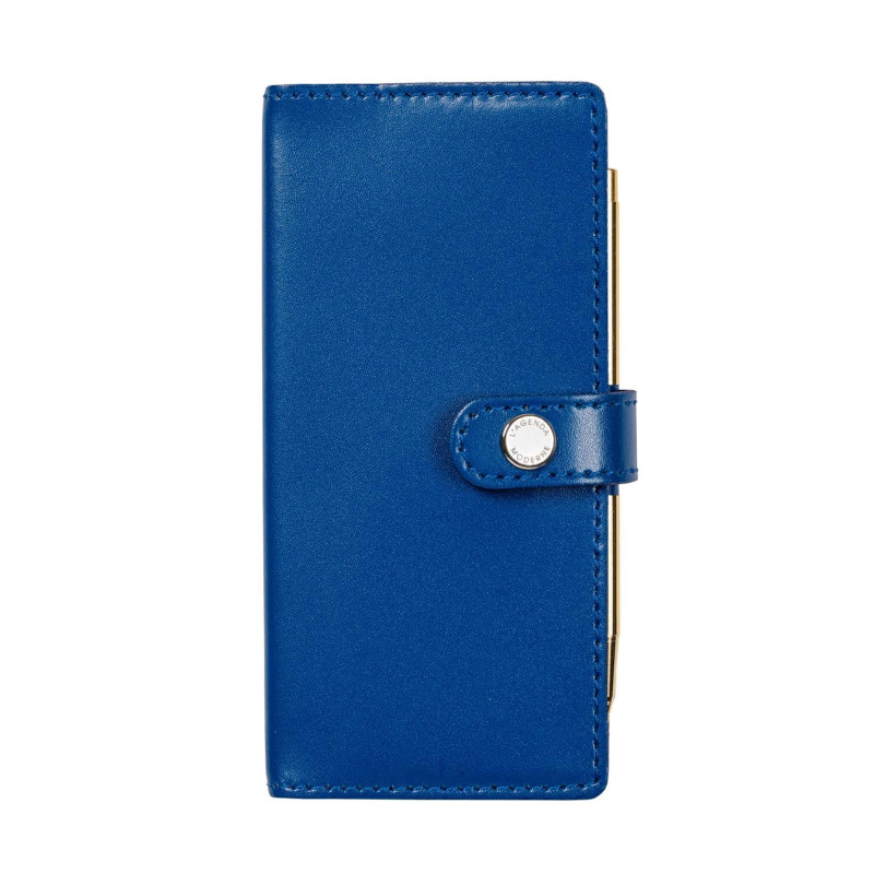 Agenda 6 × 14 Glossy bleu roi avec patte - Agenda Moderne