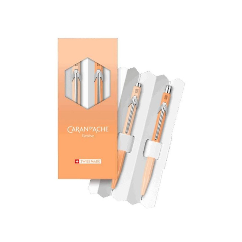 Caran d'Ache -  86040703 - Set d’écriture Caran d’Ache Sunset Sky – Orange -  La Papeterie Parisienne