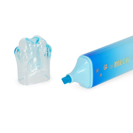Surligneur Legami Meow Kitty Bleu | La Papeterie Parisienne
