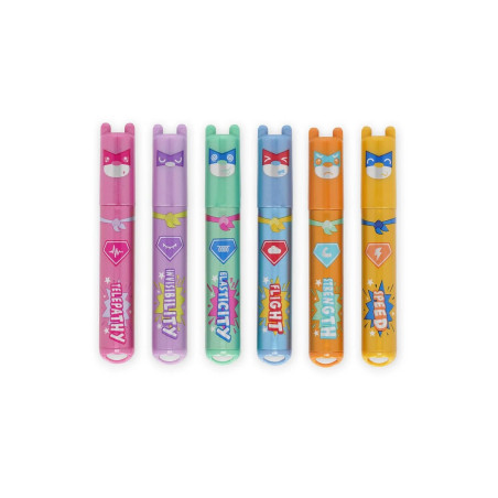 Set 6 Mini Surligneurs Legami Teddy Bear