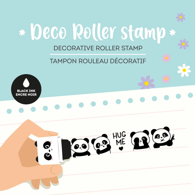Tampon Rouleau Legami Deco Roller Panda