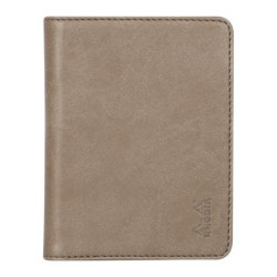 Livret Porte-Bloc Rhodiarama taupe - La Papeterie Parisienne