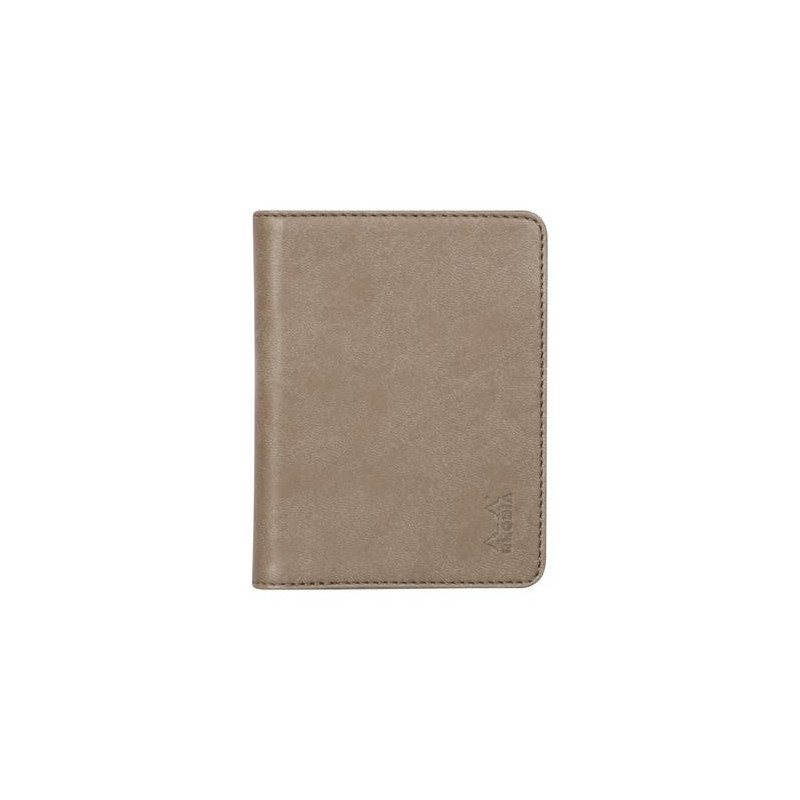 Livret Porte-Bloc Rhodiarama taupe - La Papeterie Parisienne