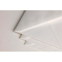 25 enveloppes DL (110x220mm) Vergé de France doublées - G. Lalo