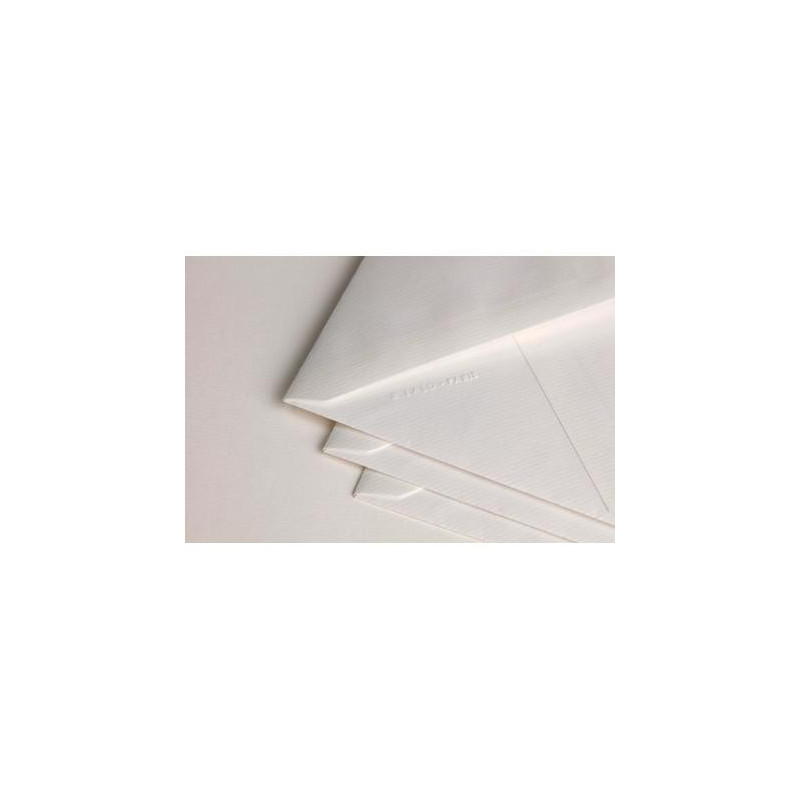 25 enveloppes DL (110x220mm) Vergé de France doublées - G. Lalo