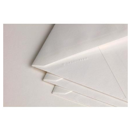 25 enveloppes DL (110x220mm) Vergé de France doublées - G. Lalo
