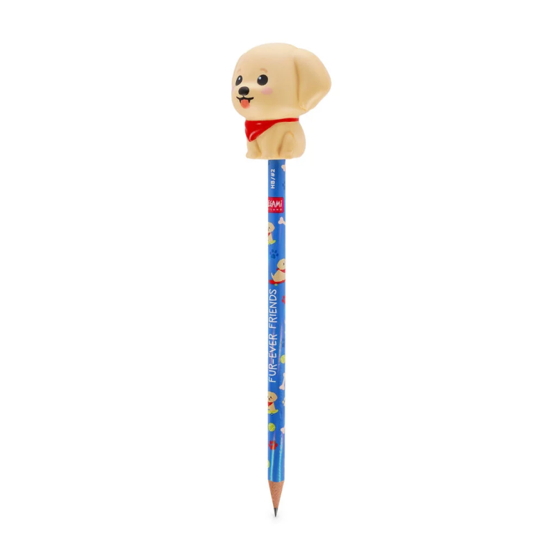 Crayon Legami Golden Retriever Squeezies avec anti-stress