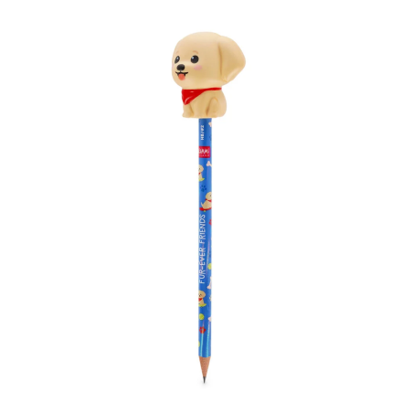 Crayon Legami Golden Retriever Squeezies avec anti-stress
