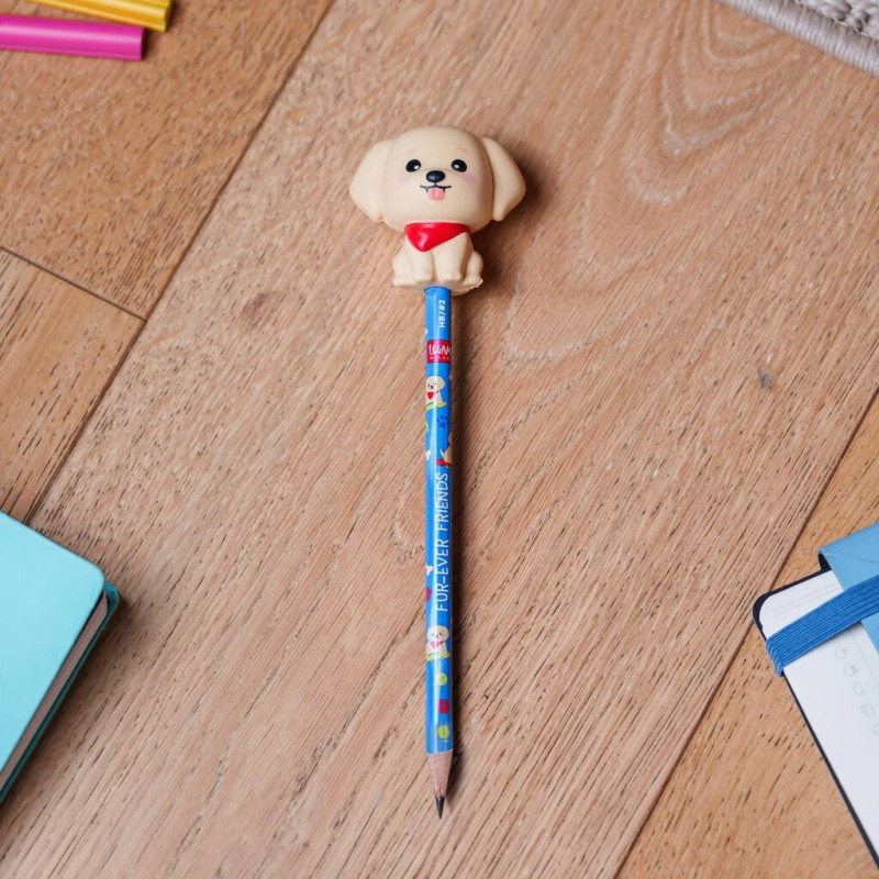 Crayon Legami Golden Retriever Squeezies avec anti-stress