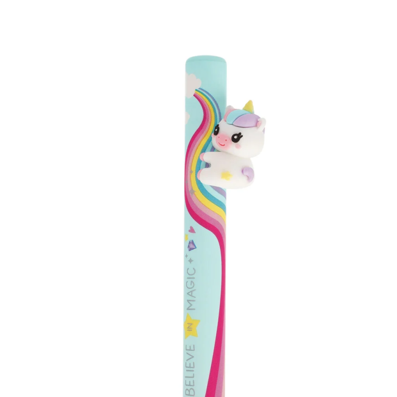 Stylo Legami Licorne Free Hugs à bille rétractable