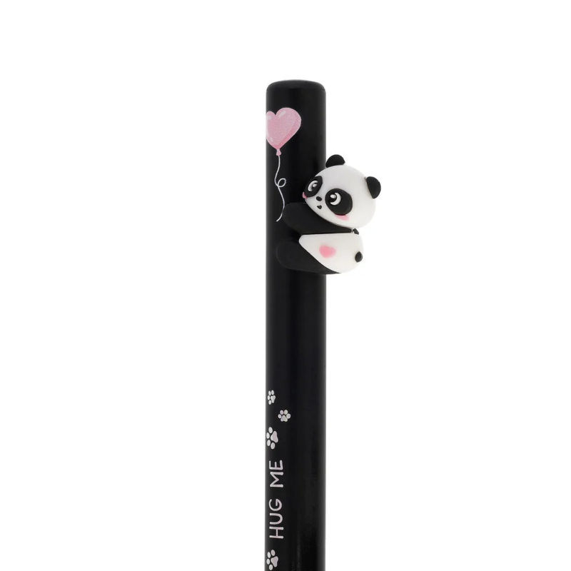 Stylo Legami Panda Free Hugs à bille rétractable