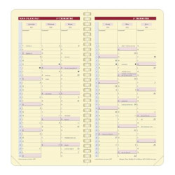 Agenda Quo Vadis Italnote S Prestige 2027 noir 8,8 x 17 cm