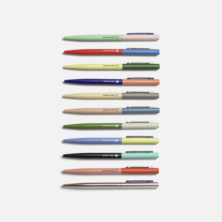 Stylo-bille Vert / Jaune Papier Tigre – Rechargeable