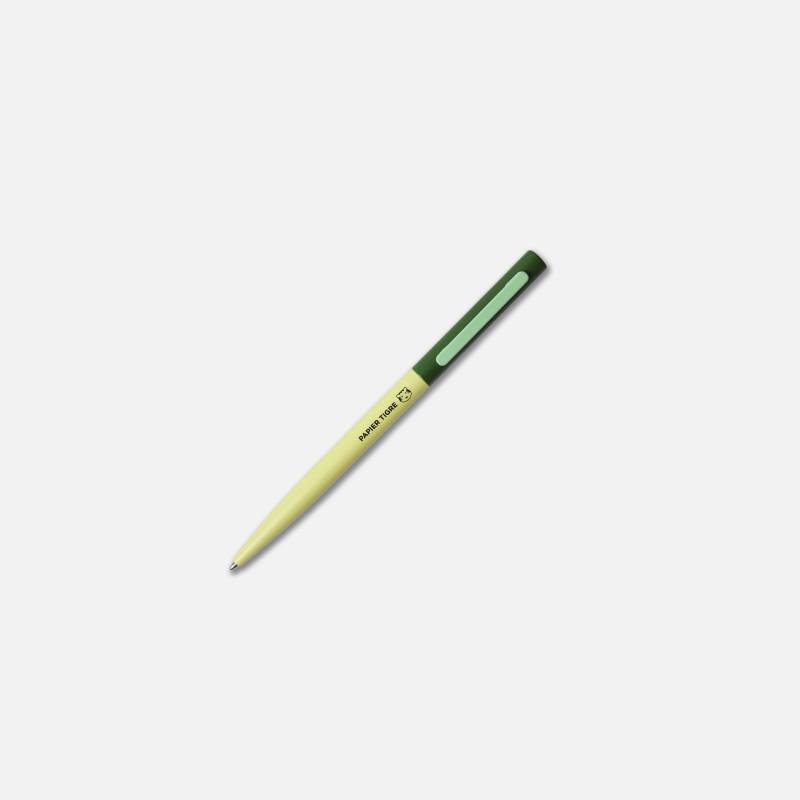 Stylo-bille Vert / Jaune Papier Tigre – Rechargeable