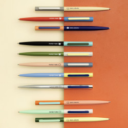 Stylo-bille Olive / Lune Papier Tigre – Rechargeable