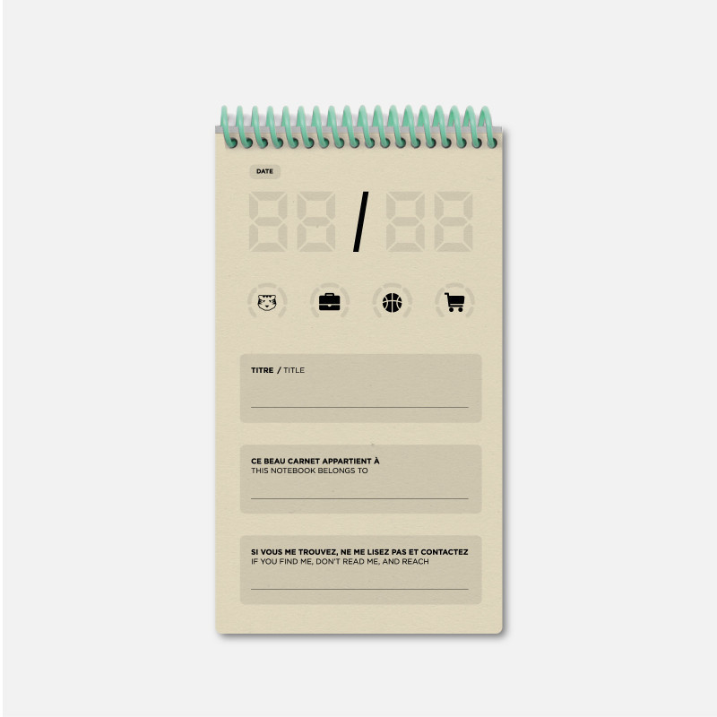 Smartbook Bold Maze Papier Tigre | Carnet de poche -  La Papeterie Parisienne